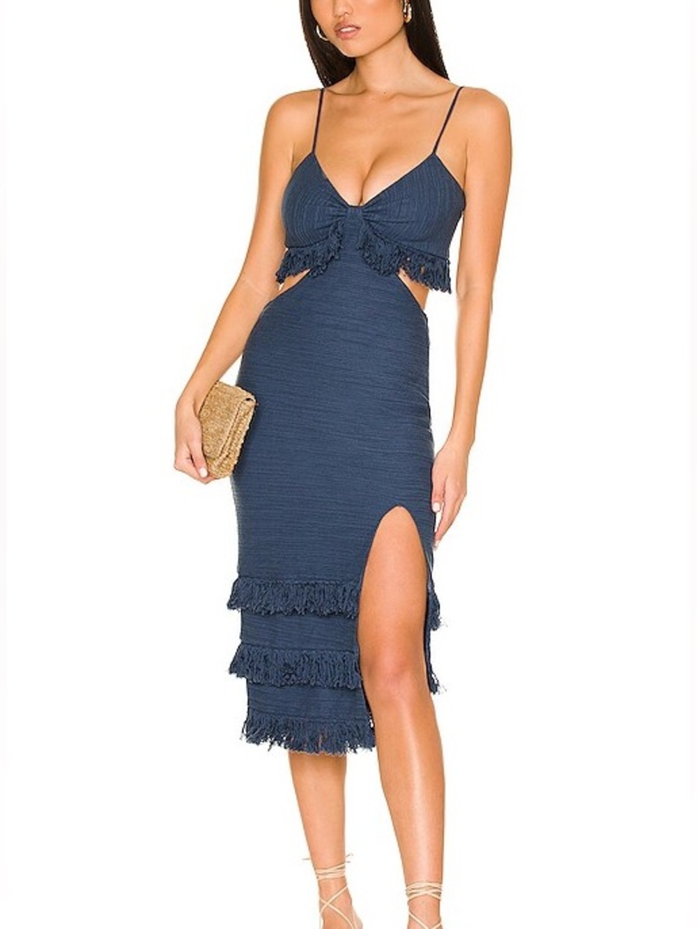 SAYLOR Sachi Dress in Faded Indigo